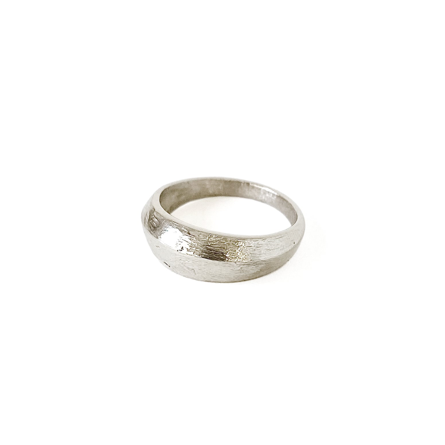 Meridian Ring — contemporary sculptural sterling silver ring by Nina Alexandra